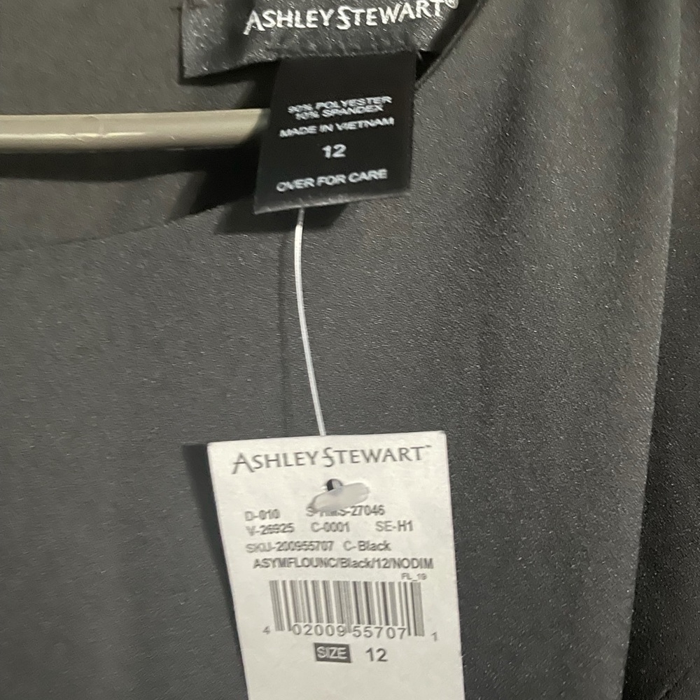 Ashley Stewart jumpsuit black color size 12